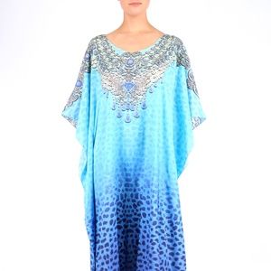 Ombre Kaftan-Animal Print Kaftan Leopard Print New